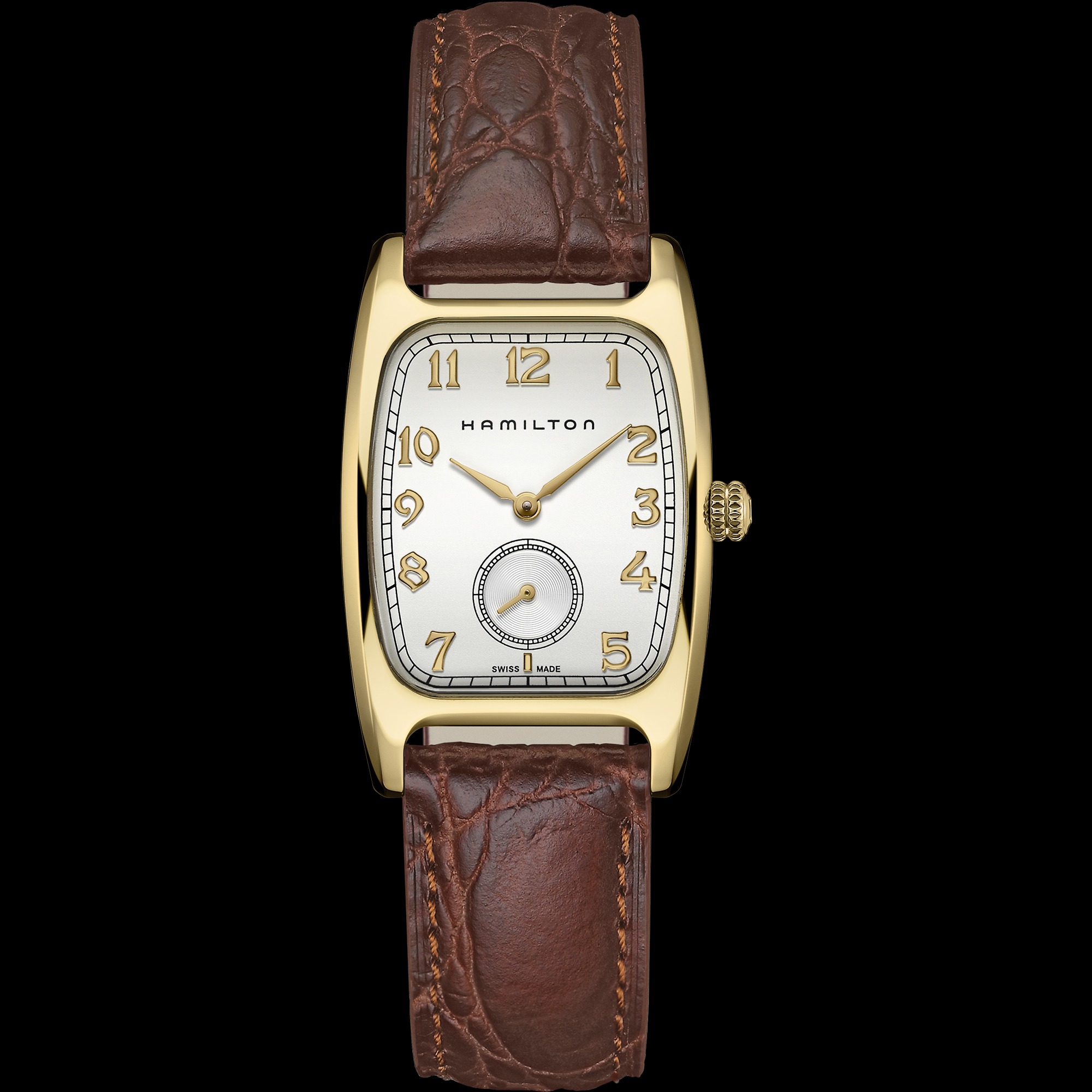 ハミルトン(HAMILTON) ボルトン クォーツ 27mm イエローゴールドPVD